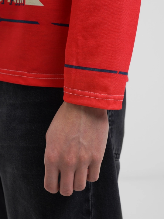 Uzun yeng - mikrofiber bosmali erkaklar futbolkasi