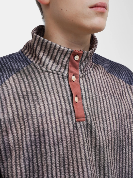 Mikrofiber bosmali erkaklar uchun izolyatsiyalangan jumper