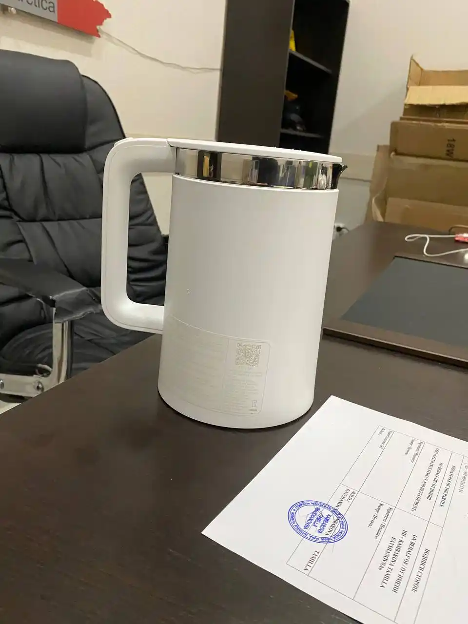Электрический чайник из нержавеющей стали Xiaomi Electric Kettle, объемом 1.5 литра