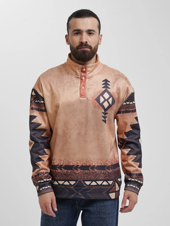 Mikrofiber bosmali erkaklar uchun izolyatsiyalangan jumper - 
