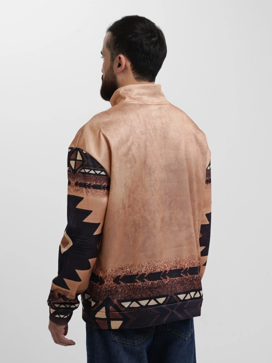 Mikrofiber bosmali erkaklar uchun izolyatsiyalangan jumper