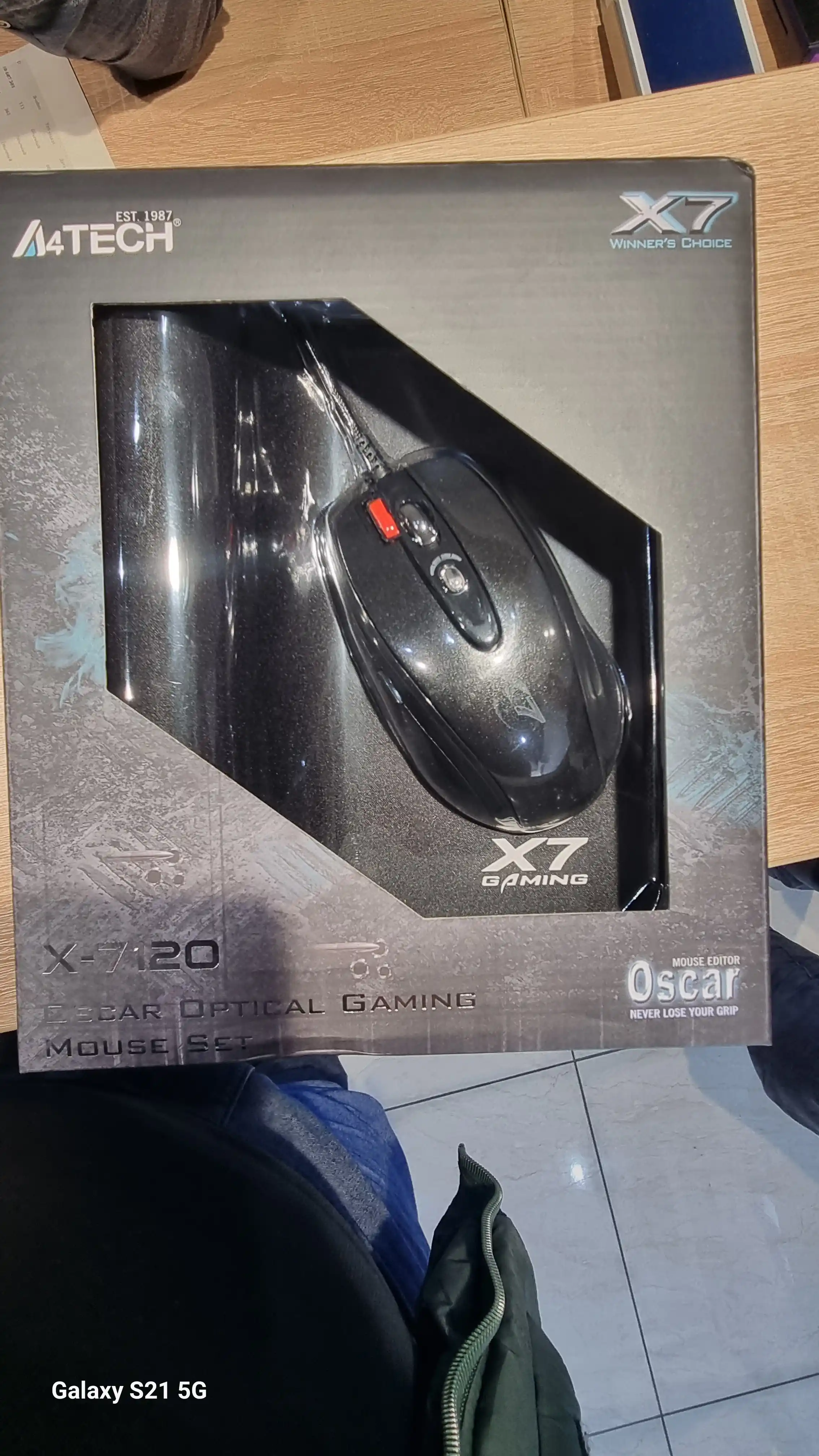 O'yin uchun simli sichqoncha A4Tech X7