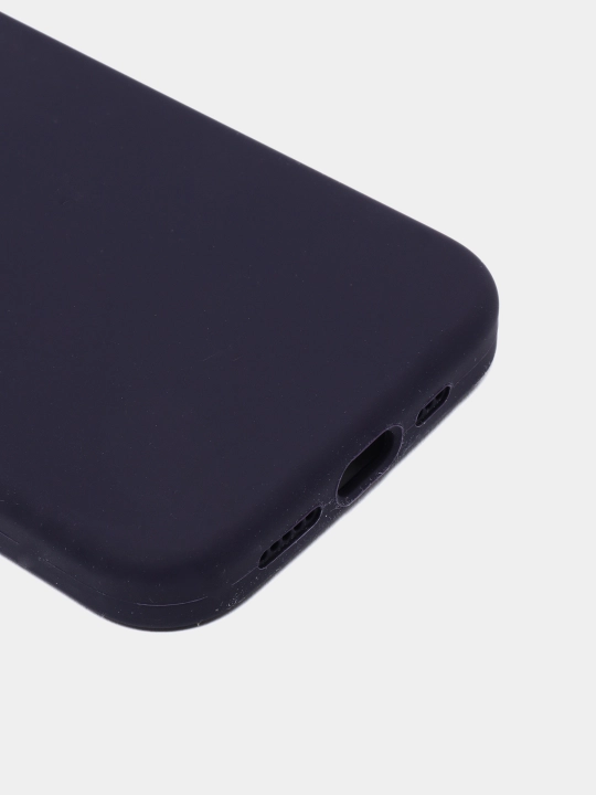Чехол для iPhone 11–17, Pro, Pro Max — силикон Soft Touch, микрофибра