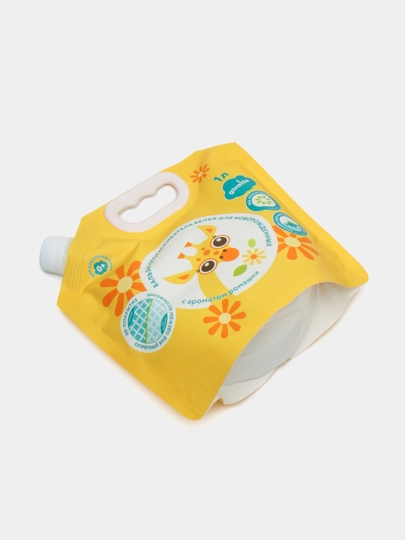 Бальзам-ополаскиватель белья для новорожденных, Giraffe Lovular, 1 л
