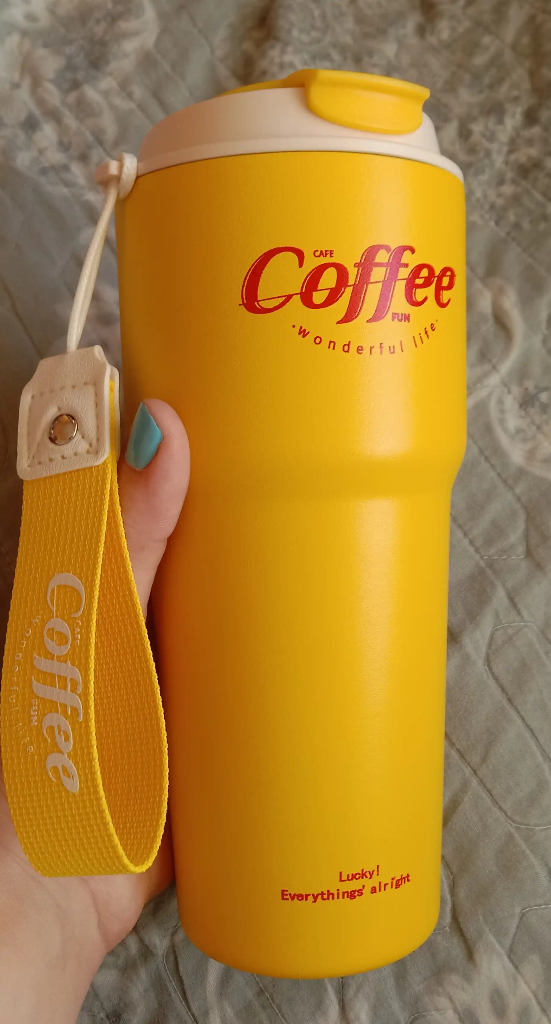 Termo krujka "Coffee" sovuq va issiq ichimliklar uchun, mashinada yoki ishda