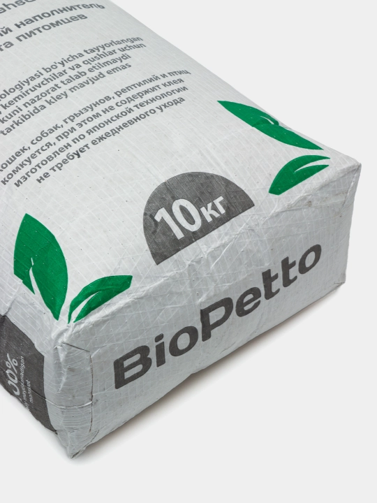 Uy hayvonlar tuvaklari uchun to'ldiruvchi BioPetto, 10 kg