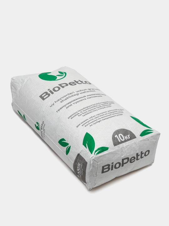 Uy hayvonlar tuvaklari uchun to'ldiruvchi BioPetto, 10 kg