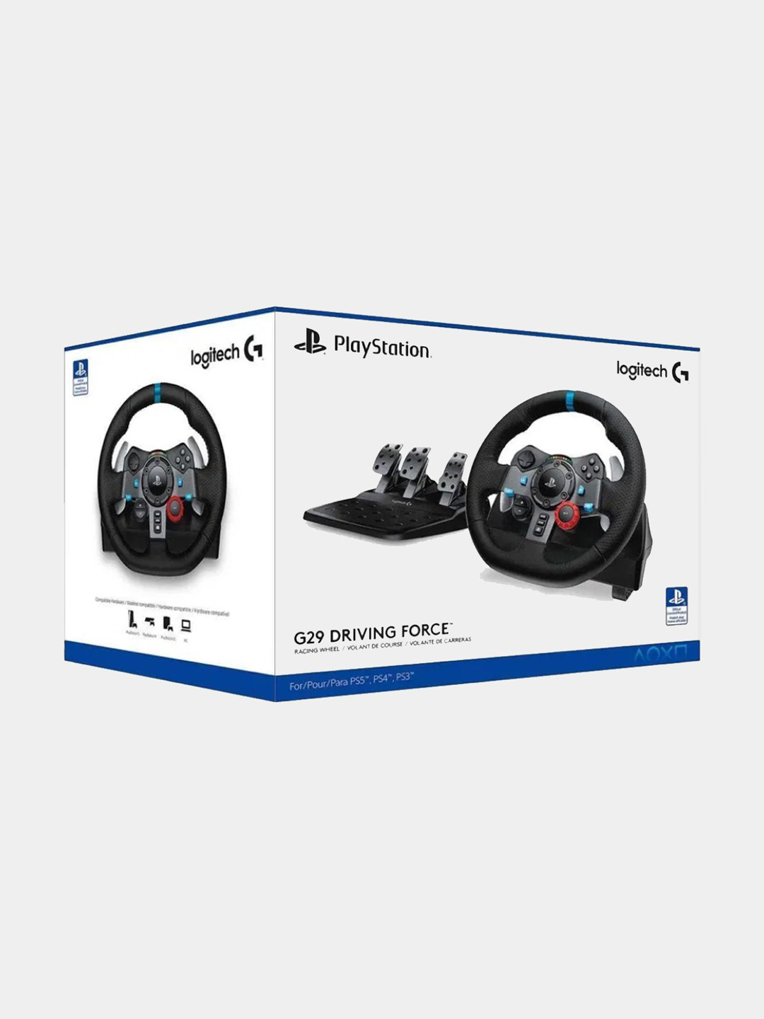 Игровой руль Logitech G29 Driving Force Racing Wheel купить по низким ценам  в интернет-магазине Uzum (806345)