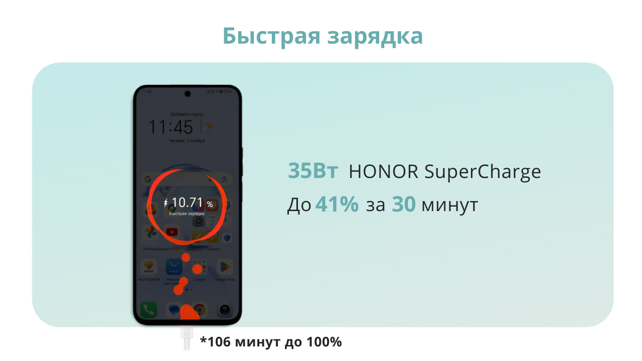 Смартфон Honor X7b 8/128, 6/256 GB, большой 6.8 FullHD+ экран, LTE купить  по низким ценам в интернет-магазине Uzum (801674)