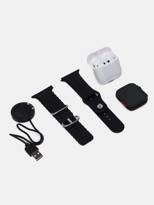 Умные часы Smart Watch 8 PRO Ultra + наушники - 