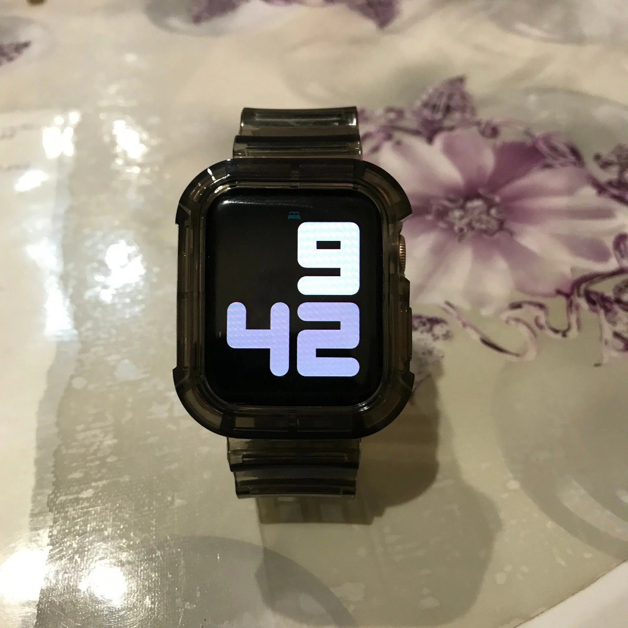 Ремешок для Apple Watch, браслет силиконовый, прозрачный, 38 / 40 / 41 / 42 / 44 45 49 мм