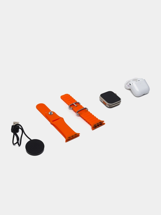Умные часы Smart Watch 8 PRO Ultra + наушники
