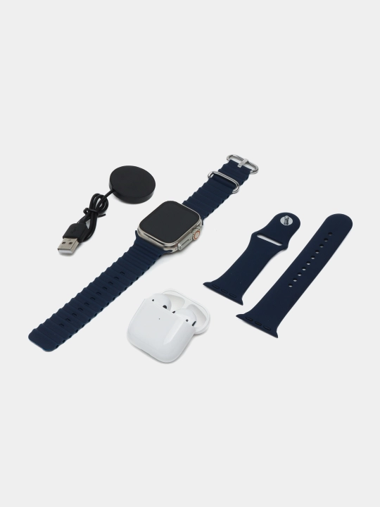 Умные часы Smart Watch 8 PRO Ultra + наушники - 