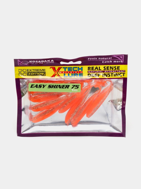 Silikon xo'rak, baliq ovi uchun silikon baliq Kosadaka Easy shiner Yaponiya