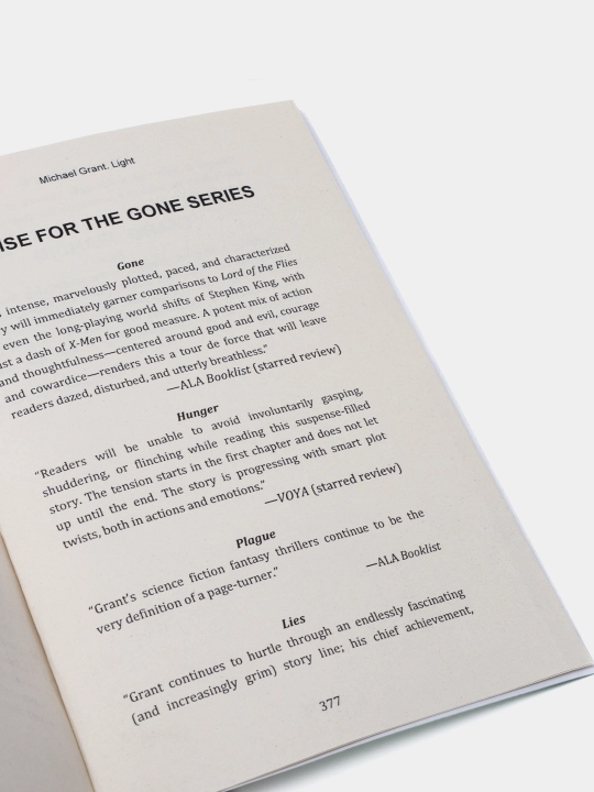 Light (Gone #6), Michael Grant