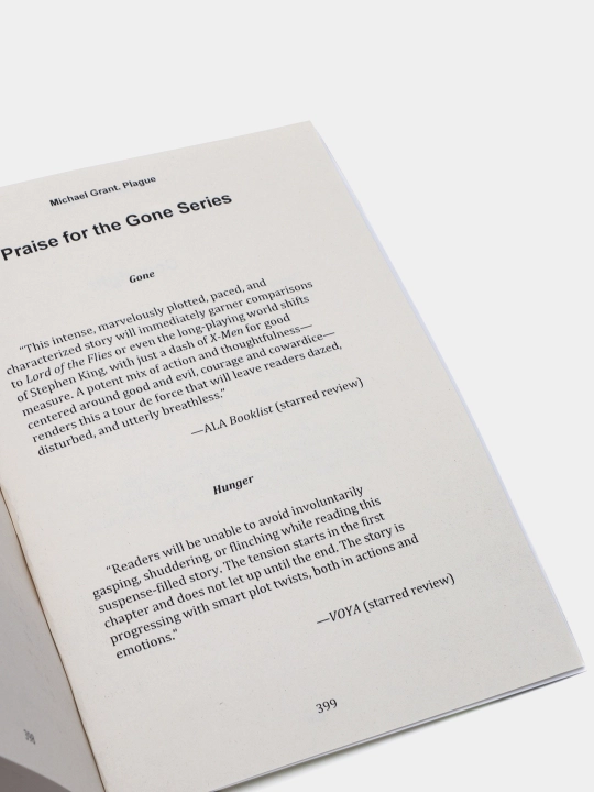 Plague (Gone #4) by Michael Grant