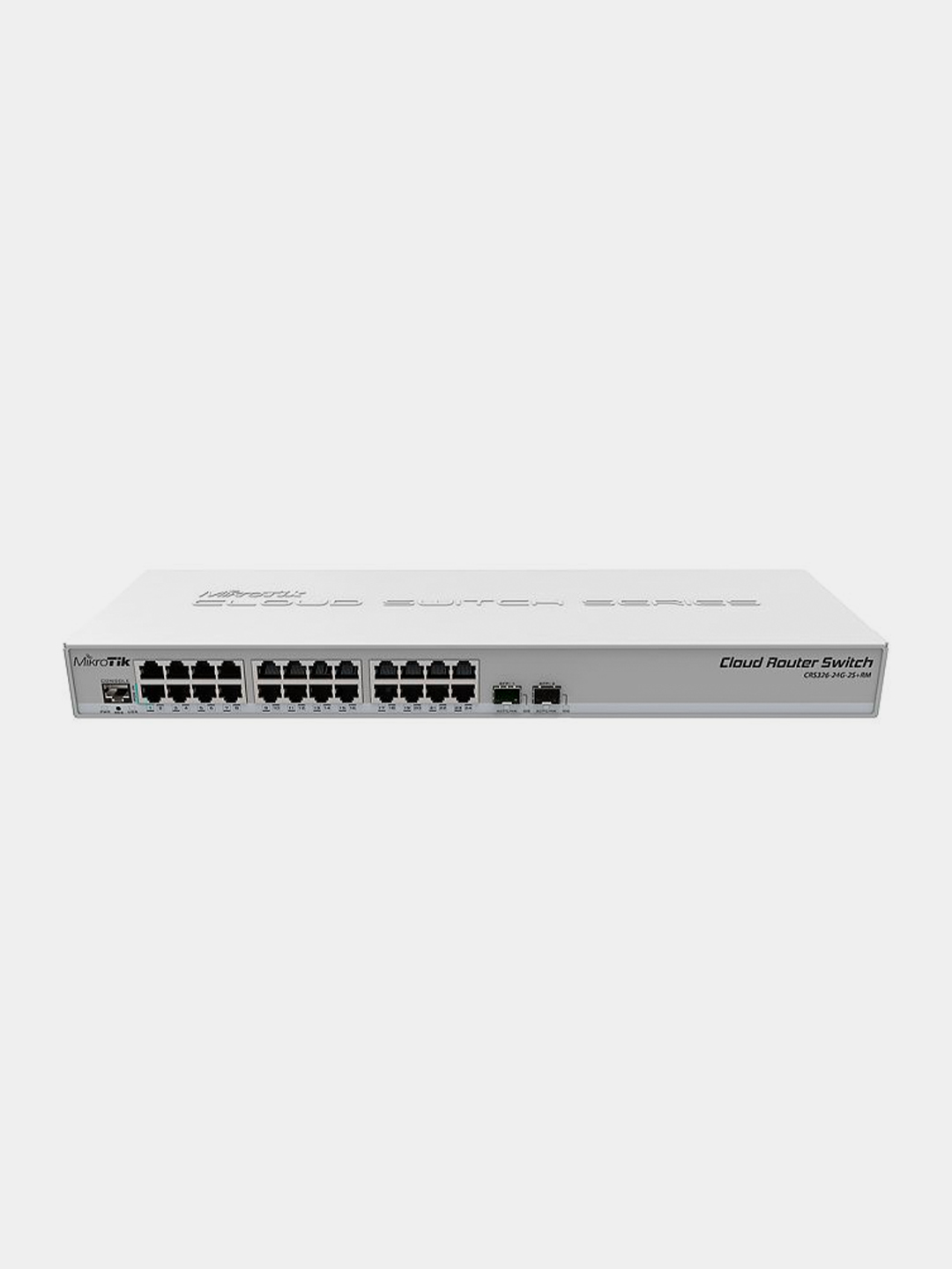 Коммутатор Mikrotik CRS326-24G-2S+RM - 