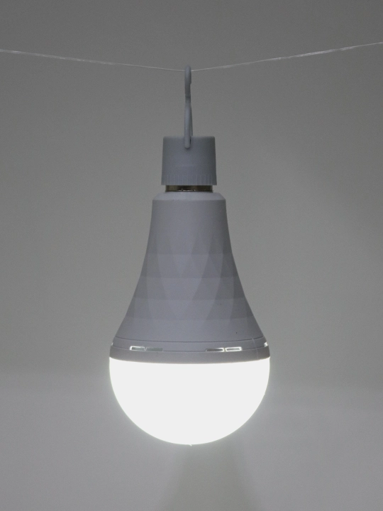 Beshr Led яркая, диодная лампочка, с аккумулятором, 6500К 15 W, работает 3 часа без подзарядки