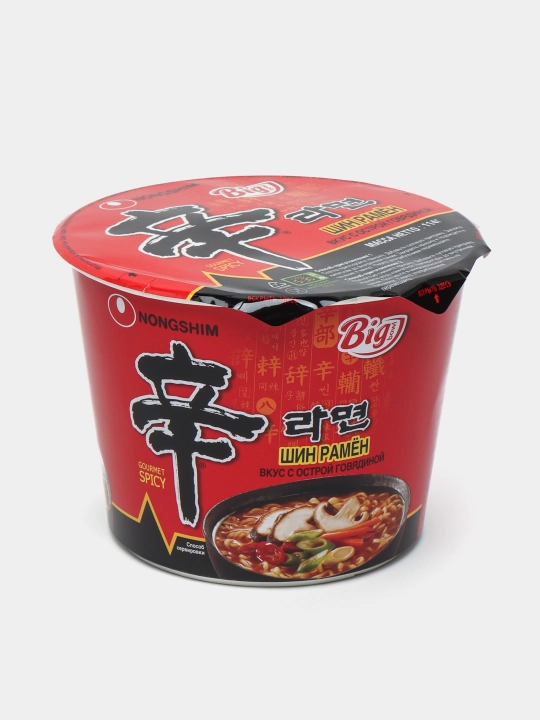 Лапша быстрого приготовления Shin Ramen BigBowl, 114 г