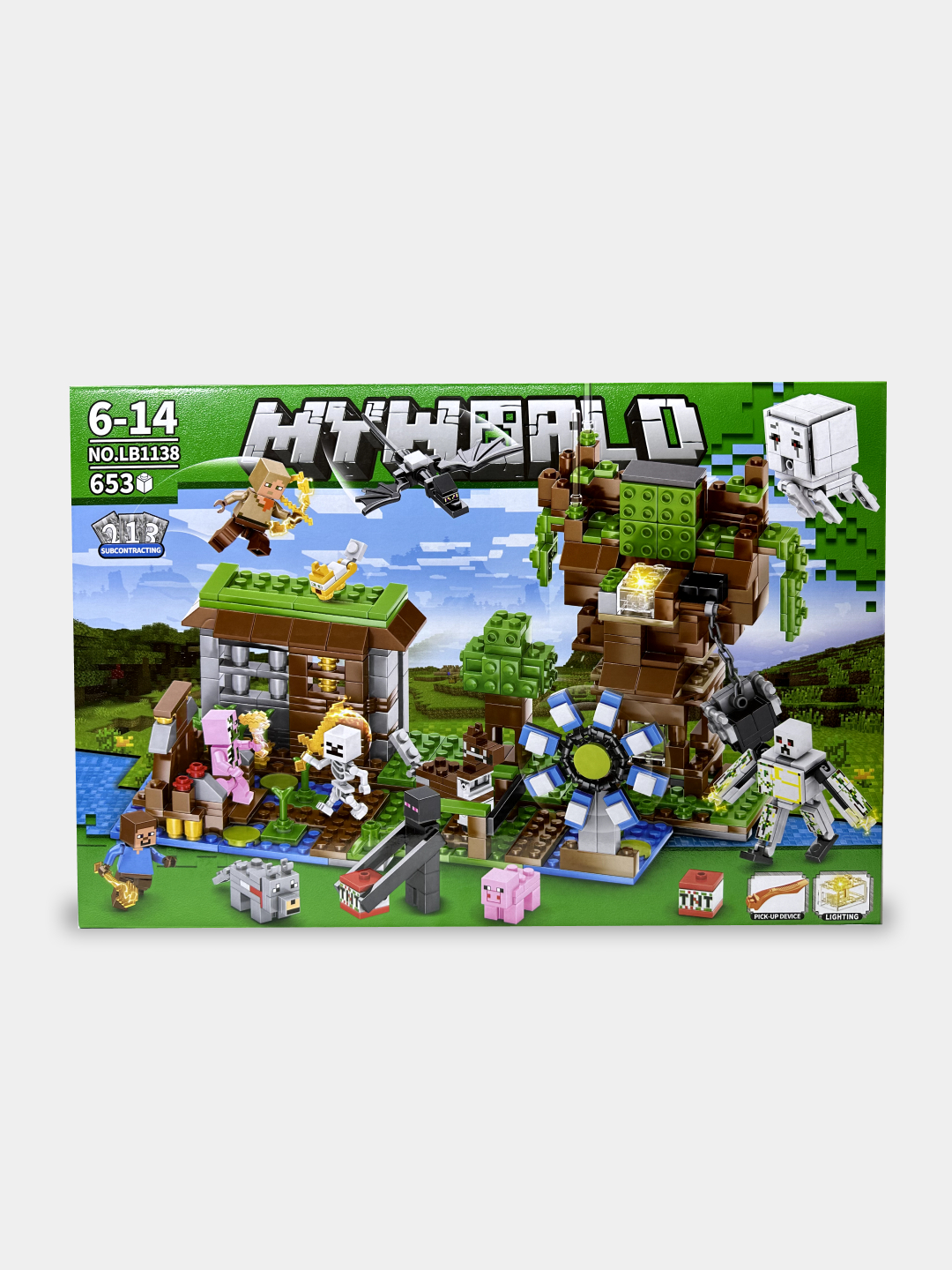 Лего Майнкрафт My World мобы злодеи, стив, строения и крепости купить ...