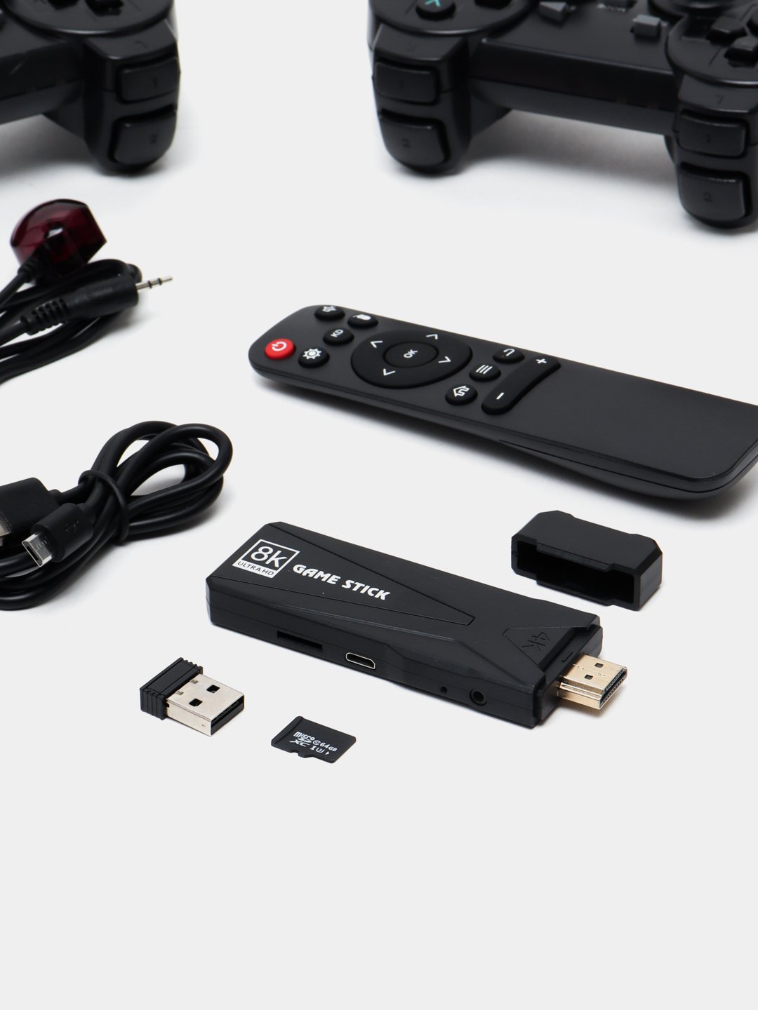 Игровая приставка Game Stick Box на Android TV, 16000 игр, 64 Гб, Смарт ТВ,  игры для PS1 купить по низким ценам в интернет-магазине Uzum (800761)