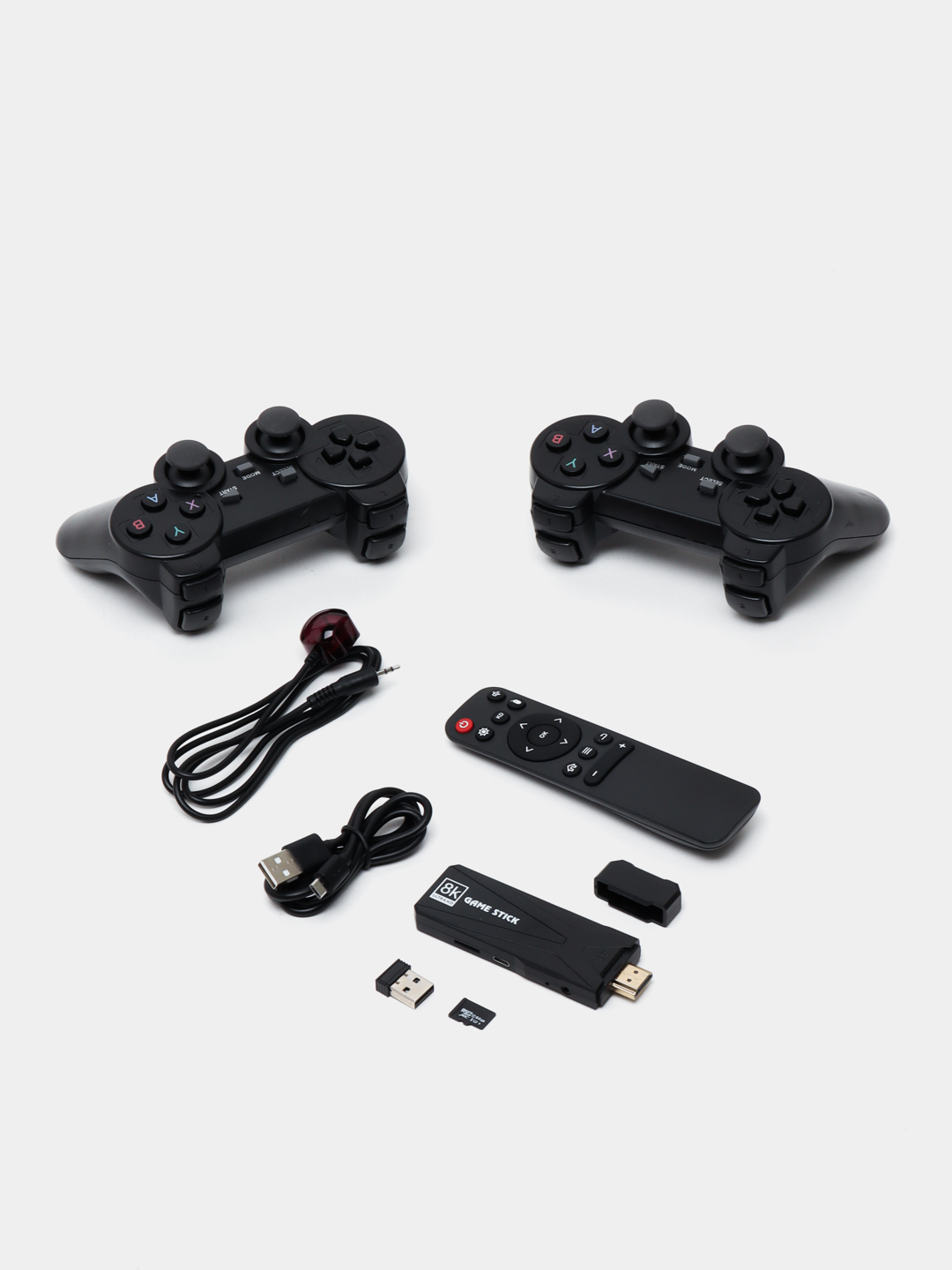 Игровая приставка Game Stick Box на Android TV, 16000 игр, 64 Гб, Смарт ТВ,  игры для PS1 купить по низким ценам в интернет-магазине Uzum (800761)