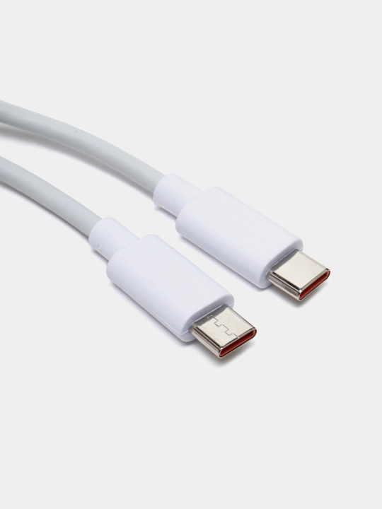 Kabel Type-C va Type-C, 3 A, tezkor zaryadlashni qo'llab-quvvatlaydi PD 3.0, 1 m