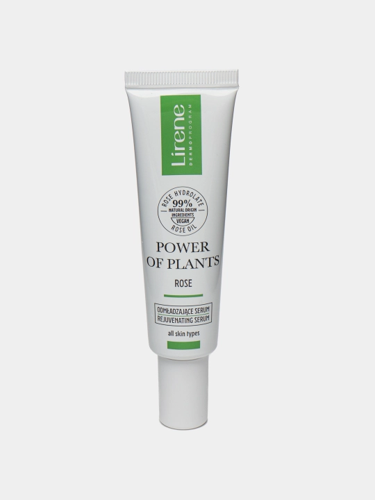 Сыворотка для лица Lirene Power of Plants, омолаживающая с Розой, 30 мл