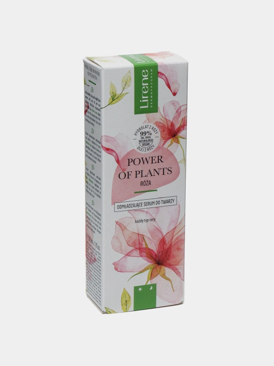 Сыворотка для лица Lirene Power of Plants, омолаживающая с Розой, 30 мл