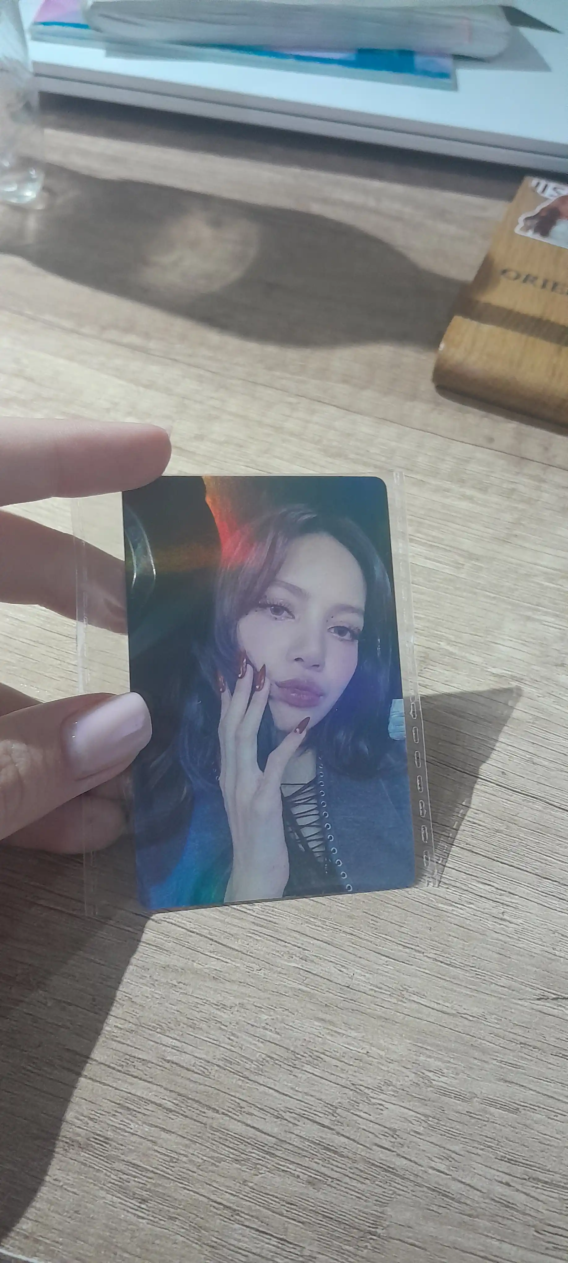 Глиттерные фотокарты с участниками группы Blackpink