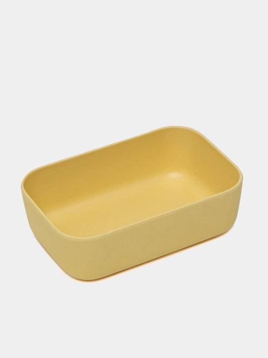 Ланч бокс из бамбука, ланч-бокс c резинкой, 750 мл