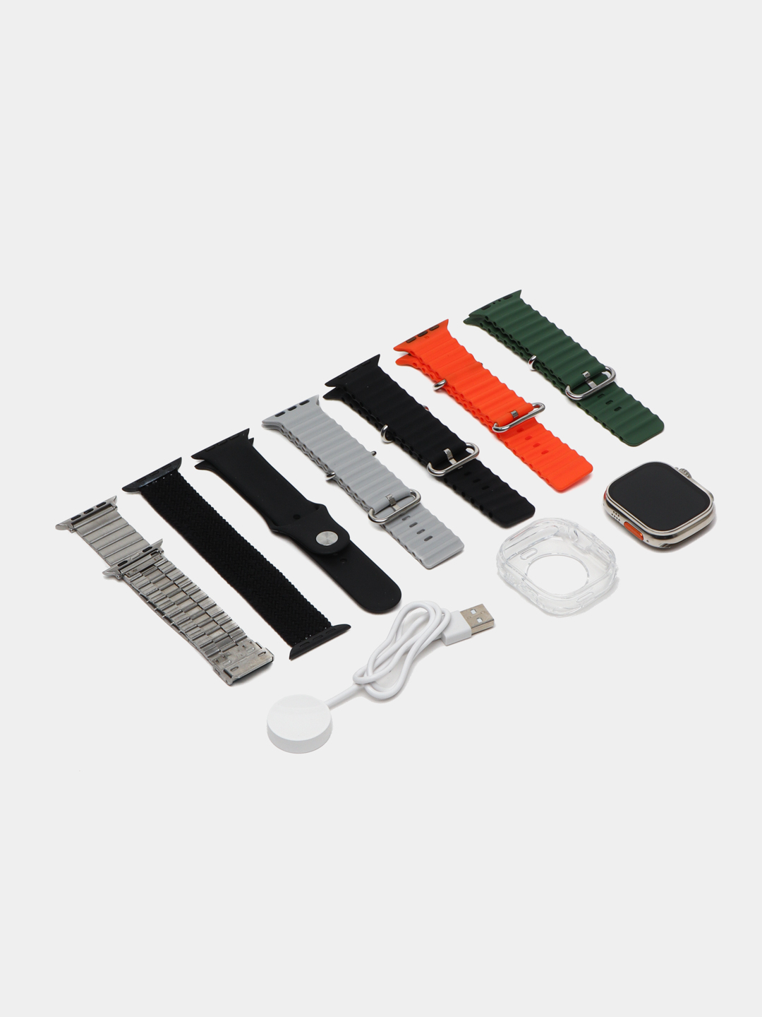 Умные смарт часы Smart Watch X8-9 ULTRA, беспроводная зарядка чехол и 7 ...