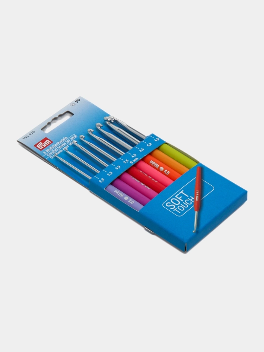 Kroe kancalar, yumshoq tutqich, 2-6 mm Prym to'plami