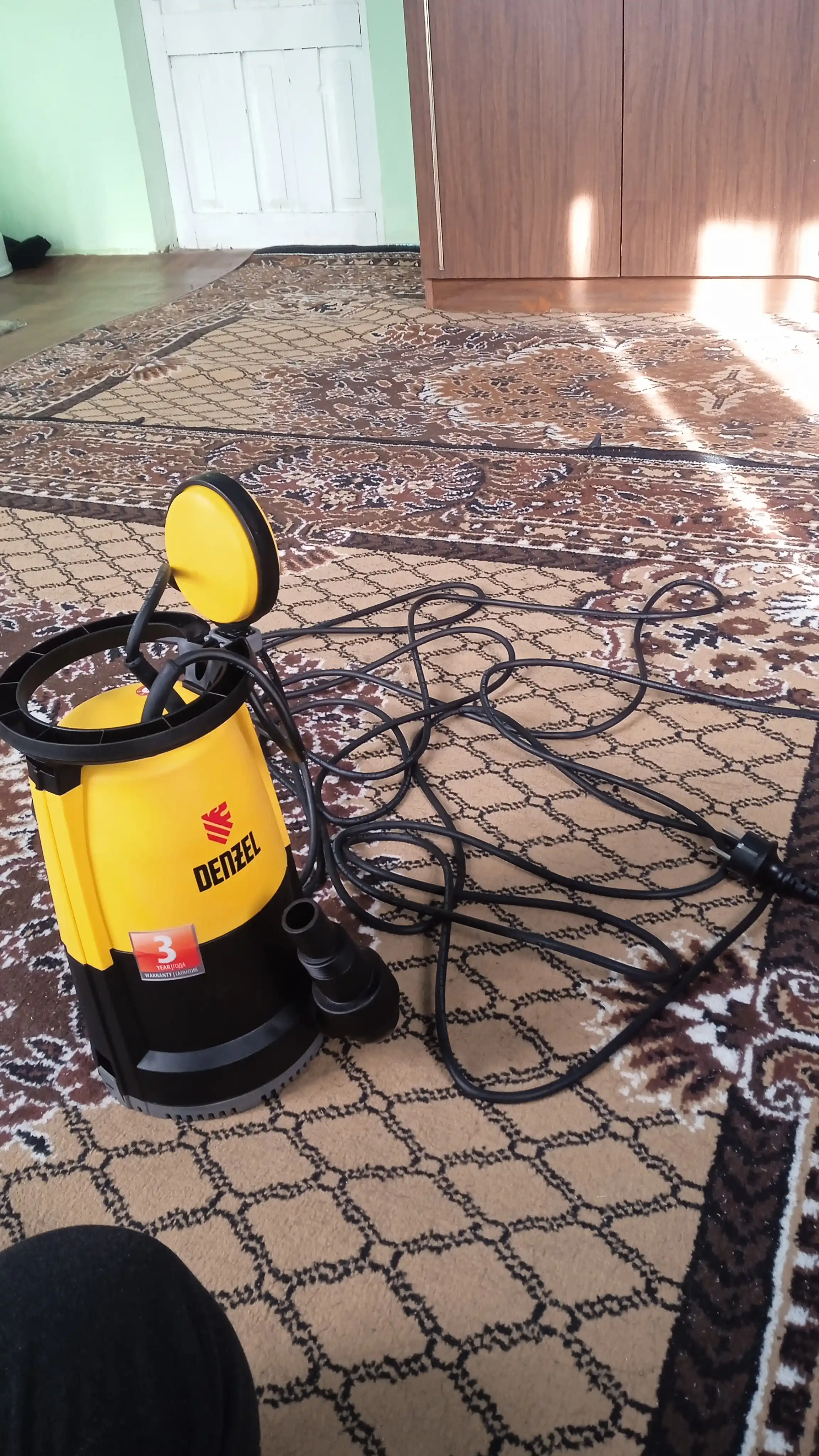 DENZEL DP-600S drenaj nasosi, 600 Vt, bosimi 7 m, toza va iflos suv uchun, 97268