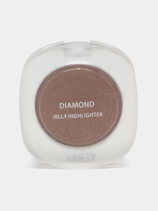 Хайлайтер для лица алмазный с блестками Vibely Diamond, 3 оттенка
