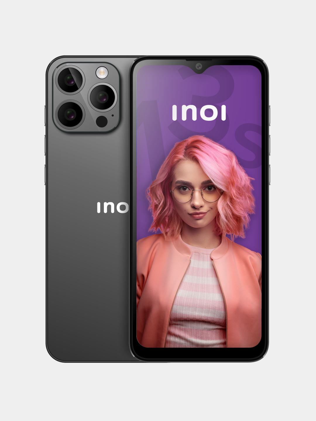 Смартфон INOI Note 13s 128+4GB Space Gray купить по низким ценам в  интернет-магазине Uzum (831529)