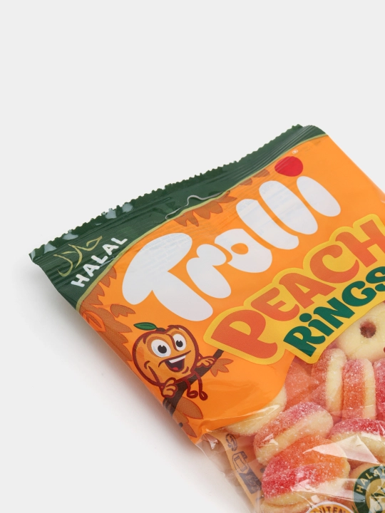 Мармелад "TROLLI" Halal Peach Rings, 100 г