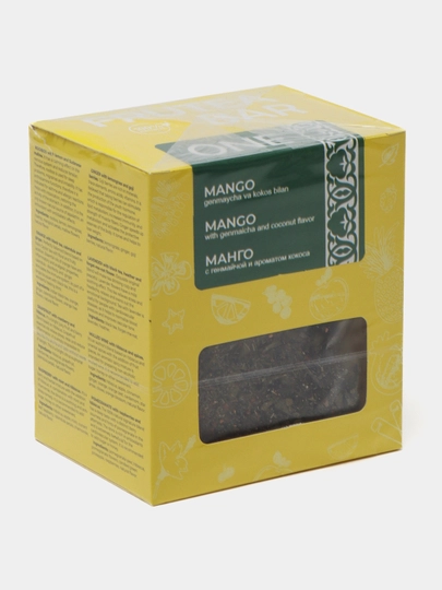 Чай Fruteabar ONE, манго с генмайчой и ароматом кокоса, 5 пакетиков, 8 г — FRUTEA-P0C7FD8