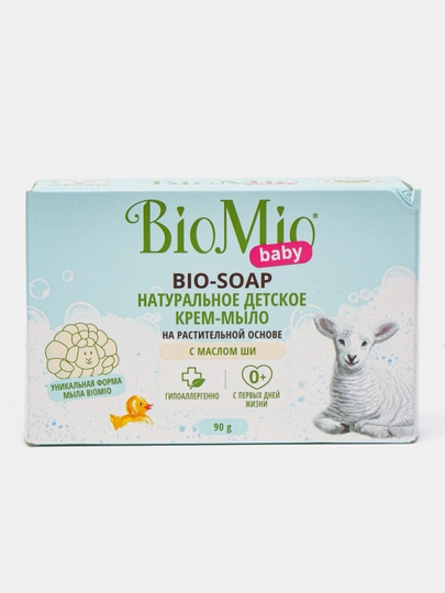 Крем-мыло BioMio Baby Bio, экологическое с маслом Ши, 90 г — SPLAT-P05F6AB