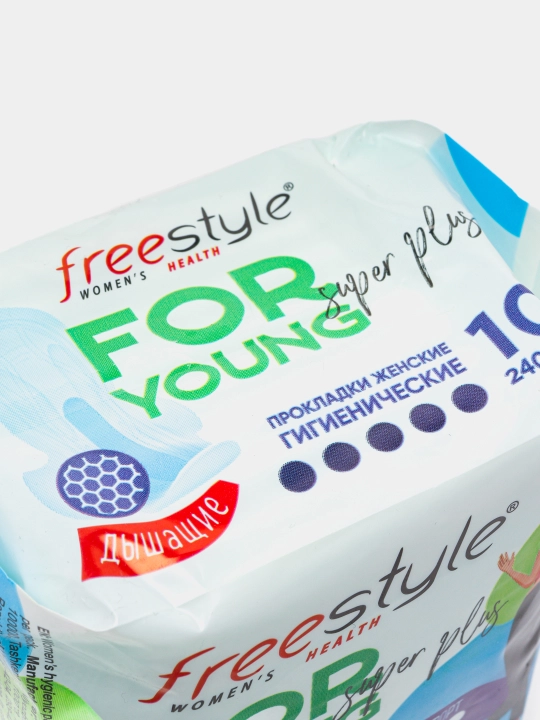 Free Style For Young Super Plus gigienik prokladkalar, 10 dona