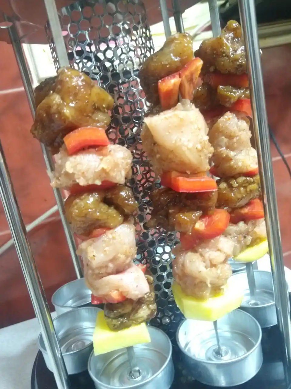 Elektr kabob pishiruvchi, 8+8 sih, Osman OS-08
