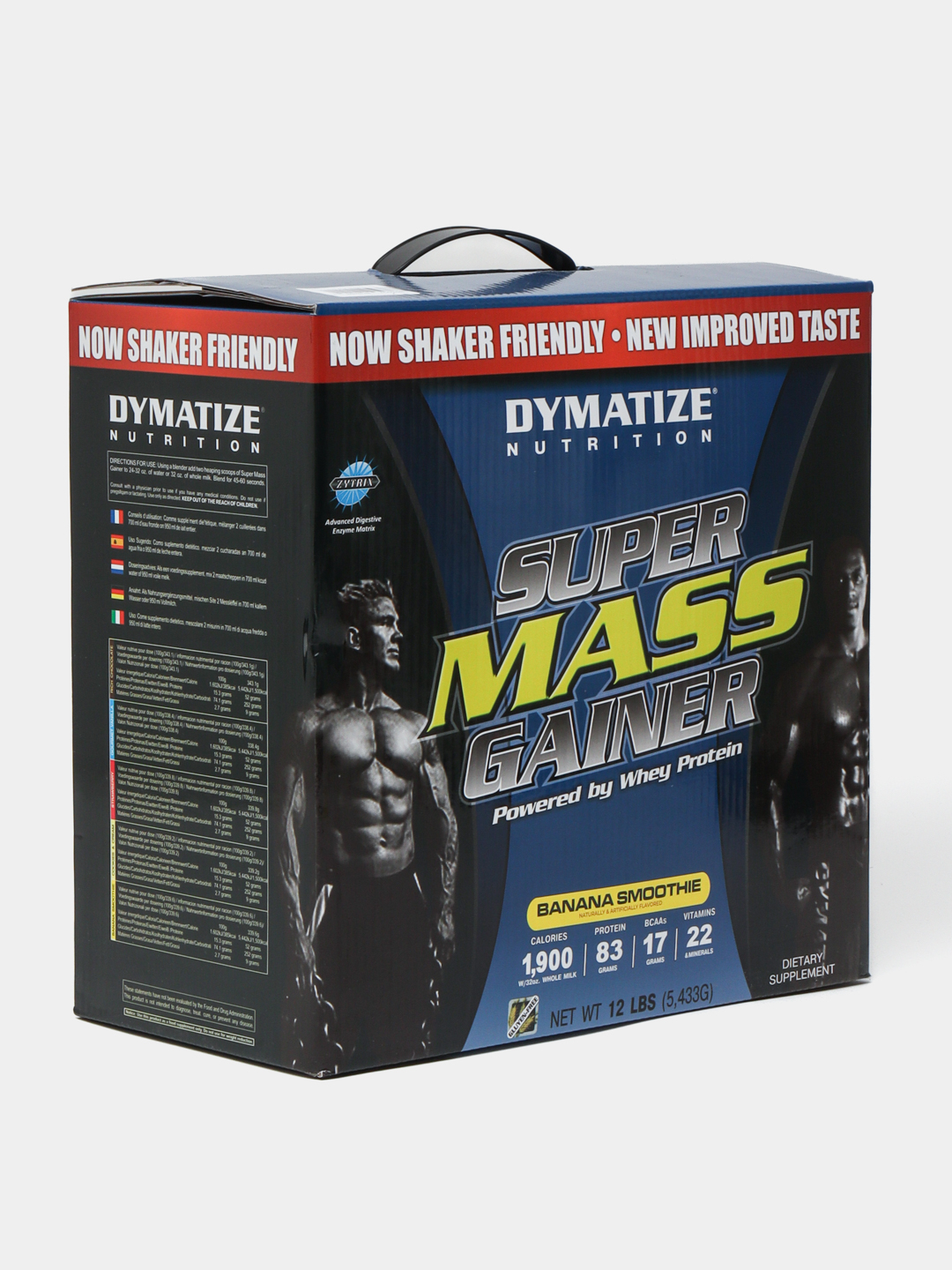 Гейнер Dymatize Super Mass Gainer, 1900 калорий, со вкусом банана, 5.4 ...