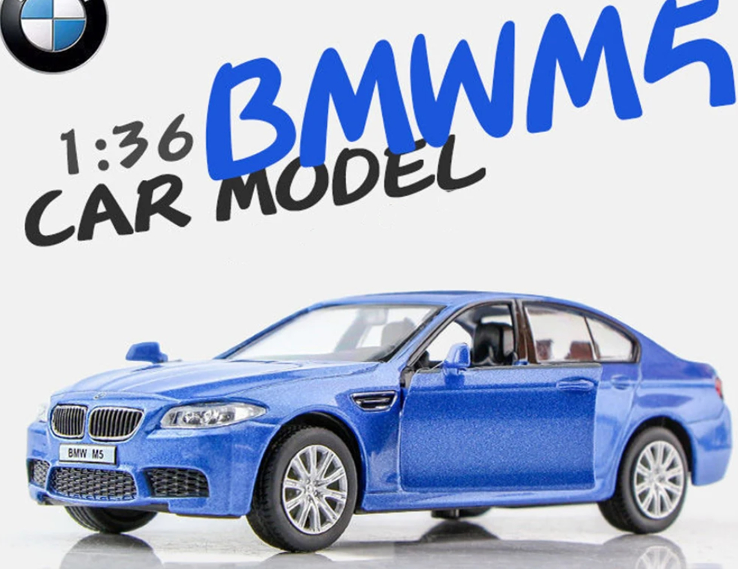 Инерционные коллекционные машинки 1:36, BMW M5, синий купить по низким  ценам в интернет-магазине Uzum (323432)