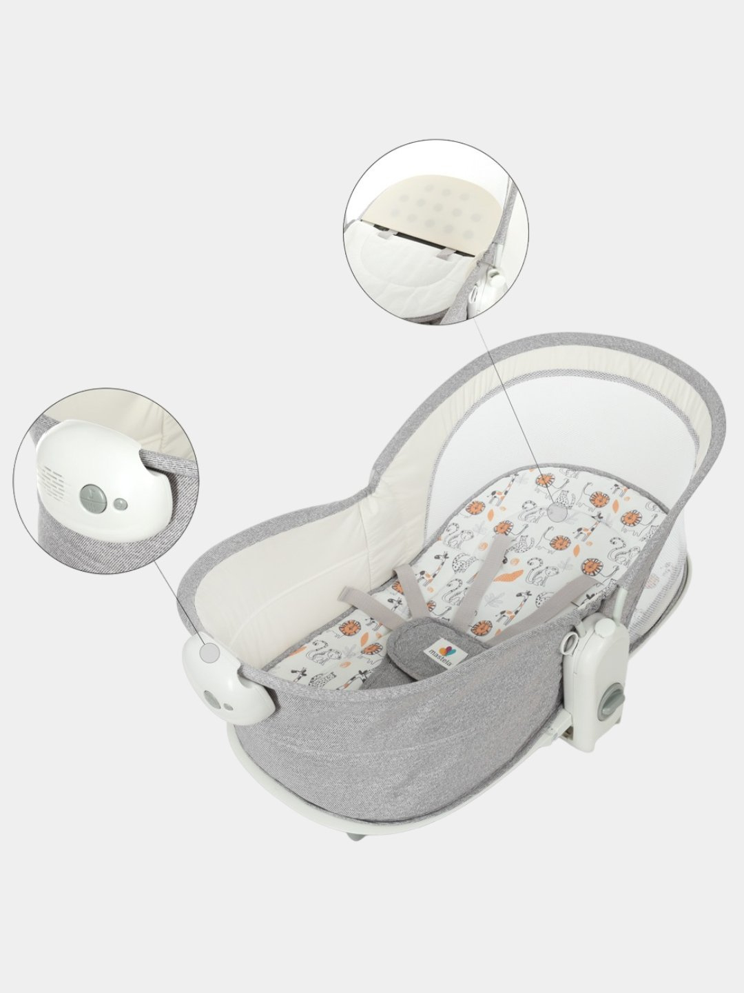 Люлька качалка с ручным управлением, 6 в 1 купить по низким ценам в ...