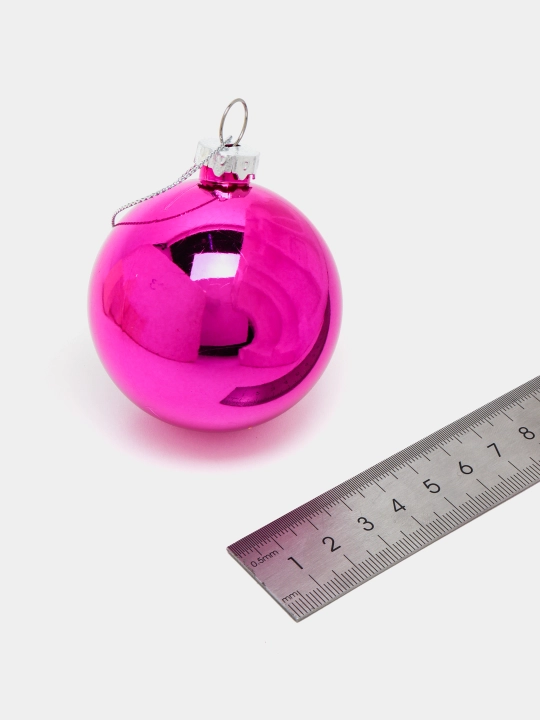 Yangi yil daraxti o'yinchog'i, Yangi yil daraxti va ichki bezatish, Yangi yil to'pi, 6 sm