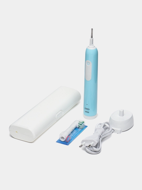 Elektr tish cho'tkasi Oral-B Vitality Pro Series 1, ko'k rangli