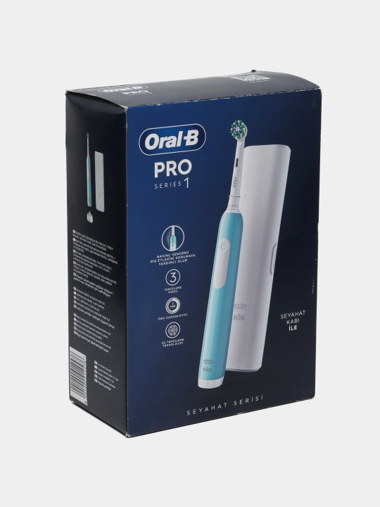 Elektr tish cho'tkasi Oral-B Vitality Pro Series 1, ko'k rangli