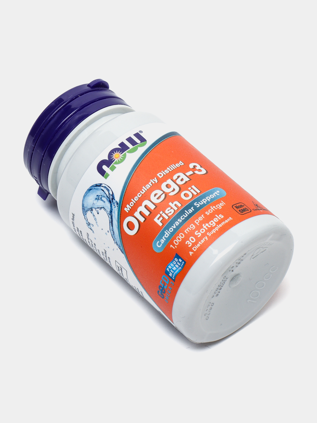 Baliq yog'i NOW Foods, Omega 3, Fish Oil, 1000 mg, 30 kapsula