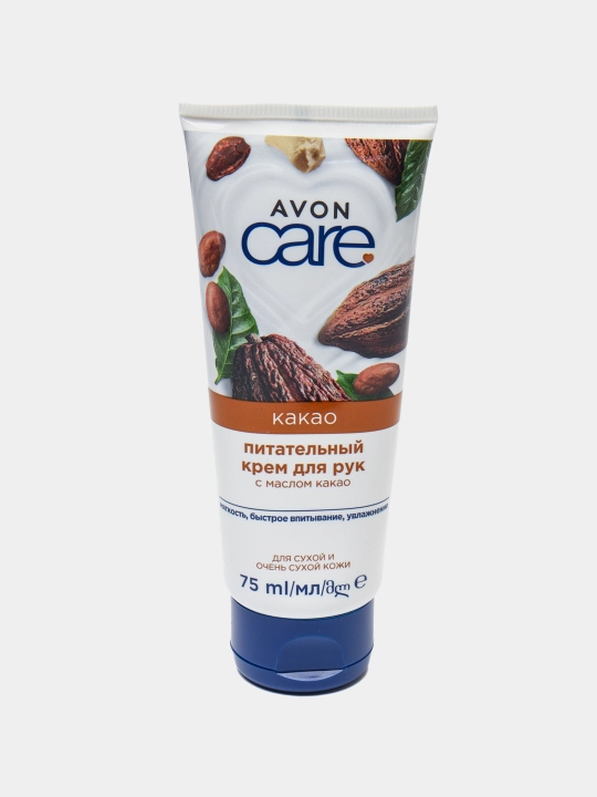 Крем для рук Avon Care, питание с маслом какао, 75 мл - 