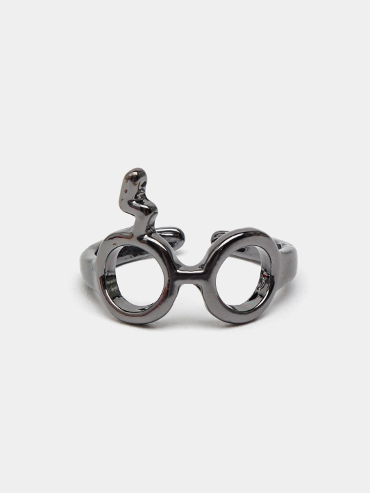 Кольцо в форме очков Гарри Поттера, металлическое, аксессуар для фанатов